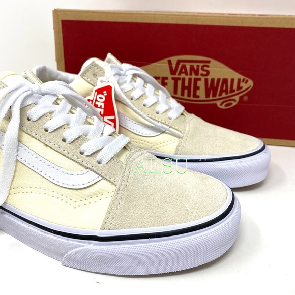 💖MEGA SALE💖VANS Old Skool Classic Suede Canvas White Women’s s VN0A4U3BFRL - Picture 3 of 11